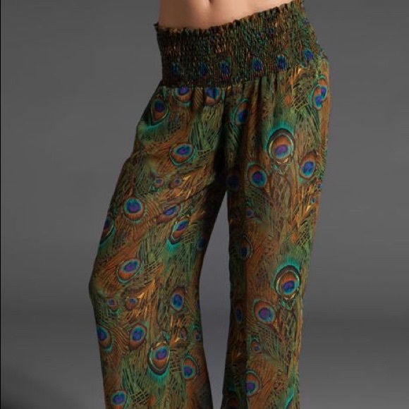 Show Me Your Mumu Peacock Pants S/M - Picture 7 of 7